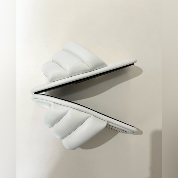 Proenza Schouler NWT Leather slip on sandals Made in Italy EU 36 US 6 white - Picture 4 of 8